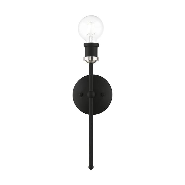 Image 4 Lansdale 1 Light Black ADA Single Sconce more views