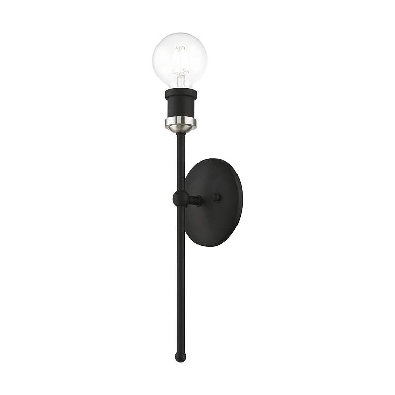 Image 6 Lansdale 1 Light Black ADA Single Sconce more views
