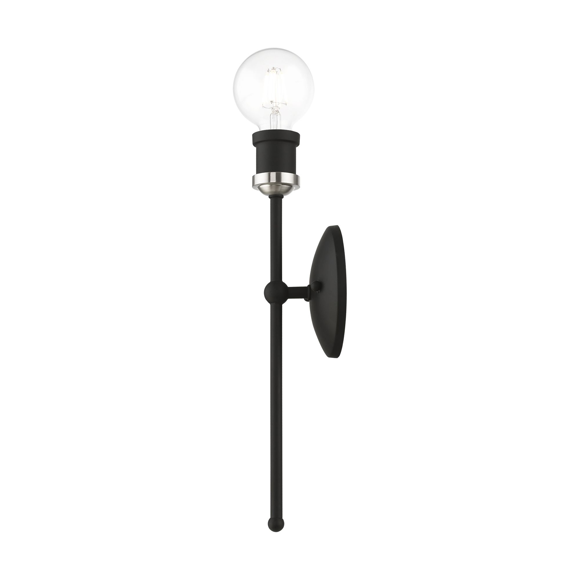 Lansdale 1 Light Black ADA Single Sconce
