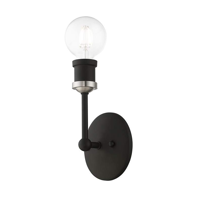 Image 6 Lansdale 1 Light Black ADA Vanity Sconce more views