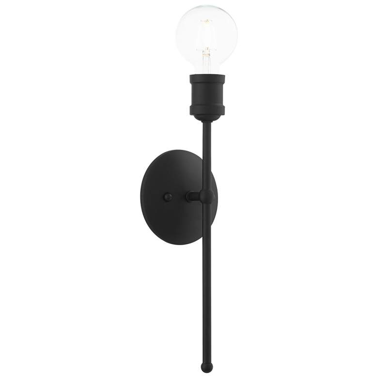 Image 2 Lansdale 1 Light Black Wall Sconce
