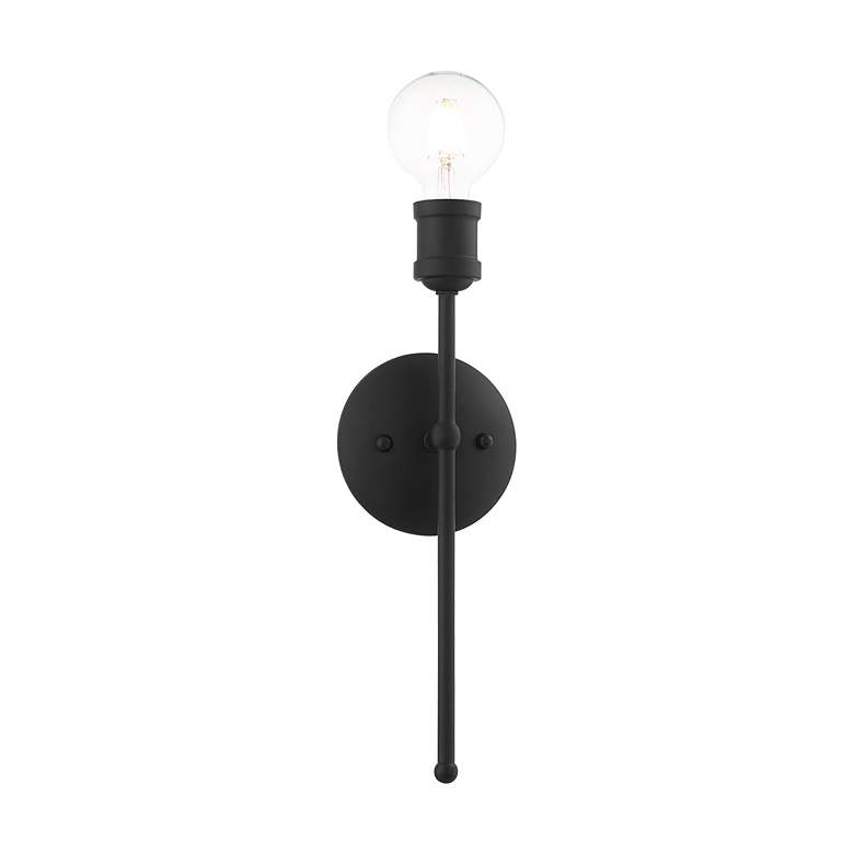Image 7 Lansdale 1 Light Black Wall Sconce more views