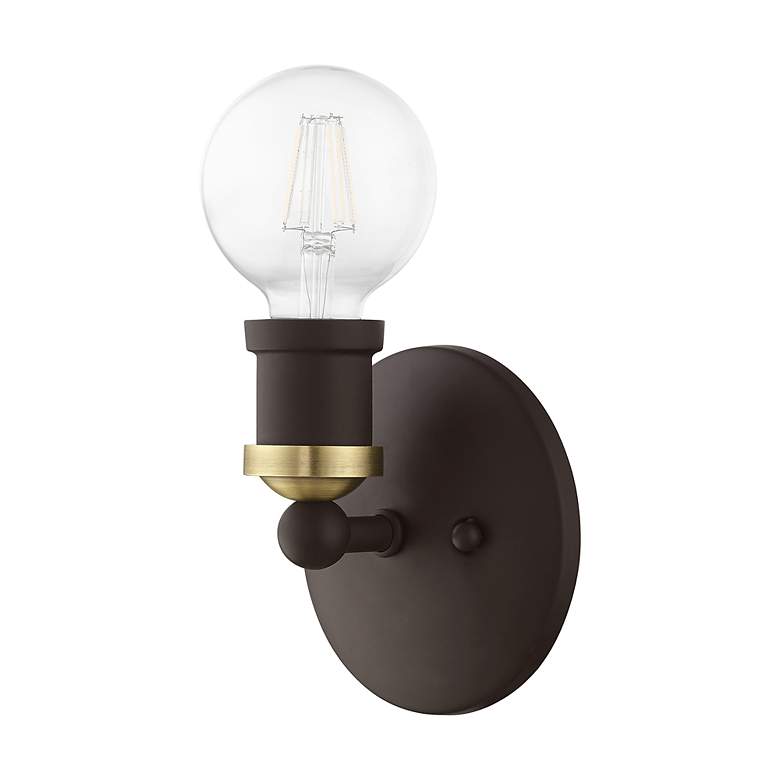 Image 3 Lansdale 1 Light Bronze ADA Single Sconce more views