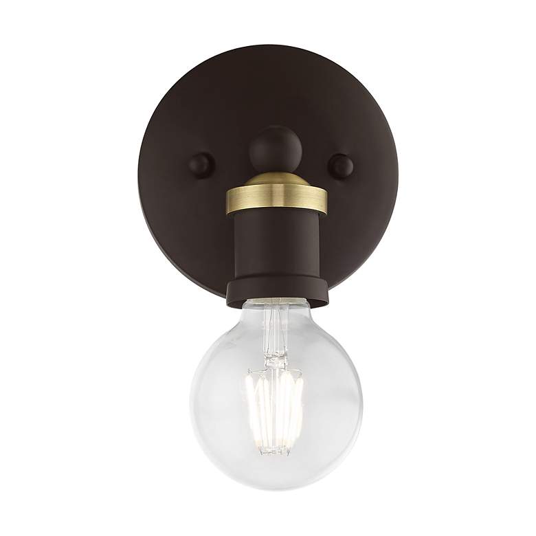 Image 4 Lansdale 1 Light Bronze ADA Single Sconce more views