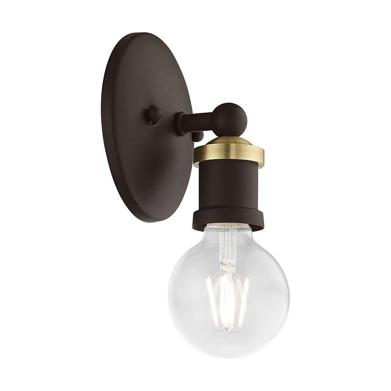 Image 7 Lansdale 1 Light Bronze ADA Single Sconce more views