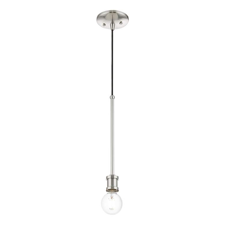 Image 6 Lansdale 1 Light Brushed Nickel Single Pendant more views