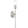 2_Lansdale 1 Light Brushed Nickel Wall Sconce