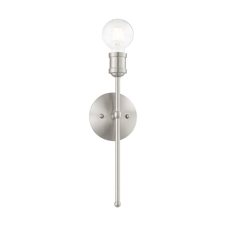 Image 4 Lansdale 1 Light Brushed Nickel Wall Sconce more views