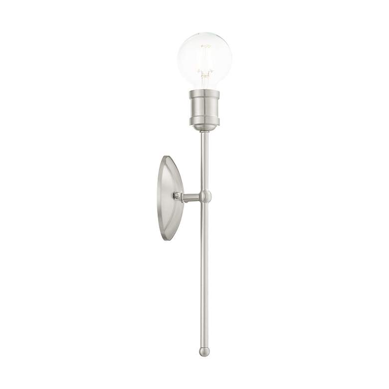 Image 5 Lansdale 1 Light Brushed Nickel Wall Sconce more views