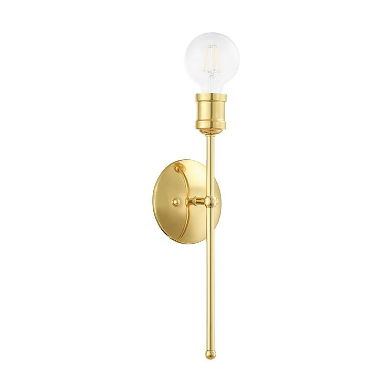 Image 5 Lansdale 1 Light Polished Brass Wall Sconce more views