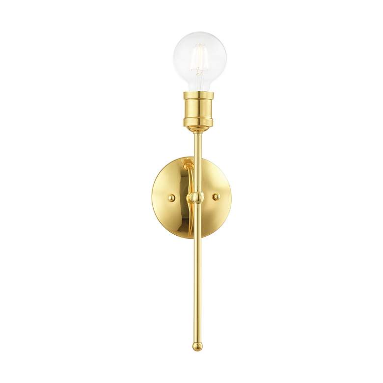 Image 6 Lansdale 1 Light Polished Brass Wall Sconce more views