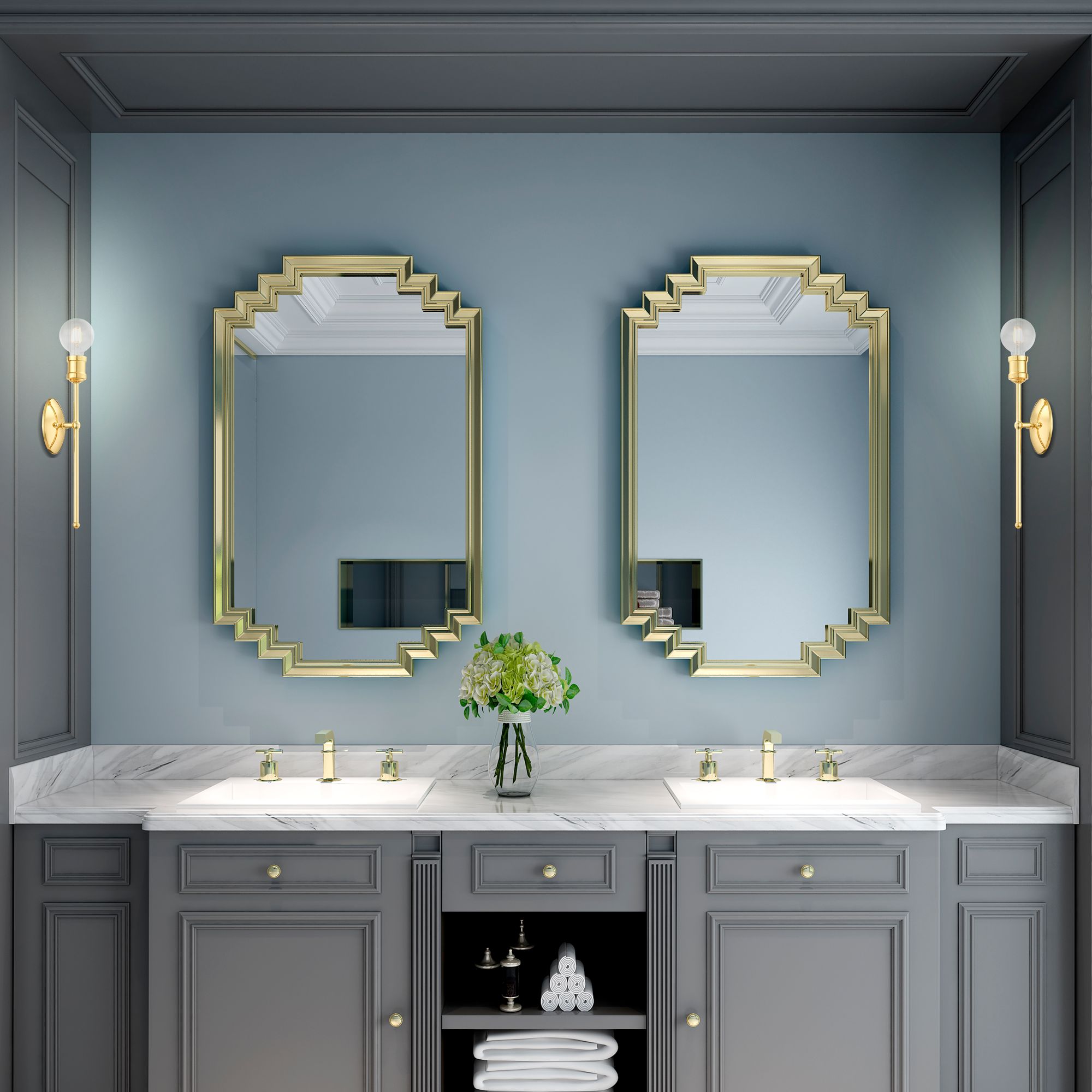 Lansdale 1 Light Polished Brass Wall Sconce