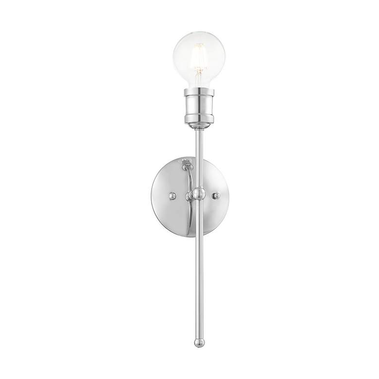 Image 7 Lansdale 1 Light Polished Chrome Wall Sconce more views