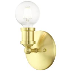 Lansdale 1 Light Satin Brass ADA Single Vanity Sconce