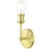 Lansdale 1 Light Satin Brass ADA Vanity Sconce