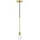 Lansdale 1 Light Satin Brass Single Pendant