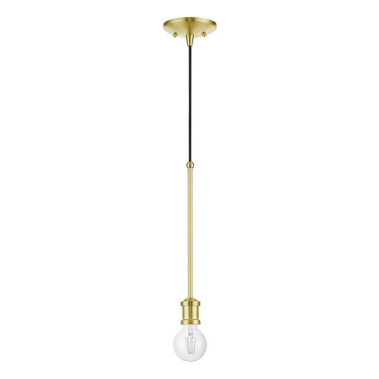 Image 3 Lansdale 1 Light Satin Brass Single Pendant more views