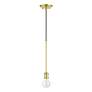 3_Lansdale 1 Light Satin Brass Single Pendant more views