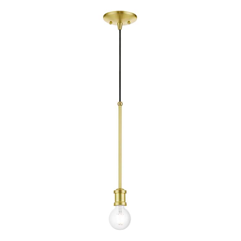 Image 4 Lansdale 1 Light Satin Brass Single Pendant more views