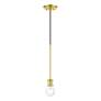 4_Lansdale 1 Light Satin Brass Single Pendant more views