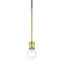 6_Lansdale 1 Light Satin Brass Single Pendant more views