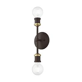 Image5 of Lansdale 2 Light Bronze ADA Vanity Sconce more views