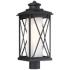 Lansdale 20 3/4" High Matte Black Outdoor Post Light