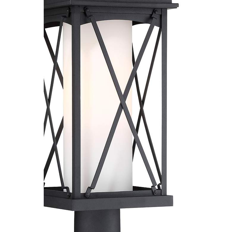 Image 2 Lansdale 20 3/4 inch High Matte Black Outdoor Post Light more views