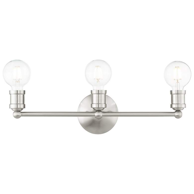 Image 1 Lansdale 3 Light Brushed Nickel Bath Vanity