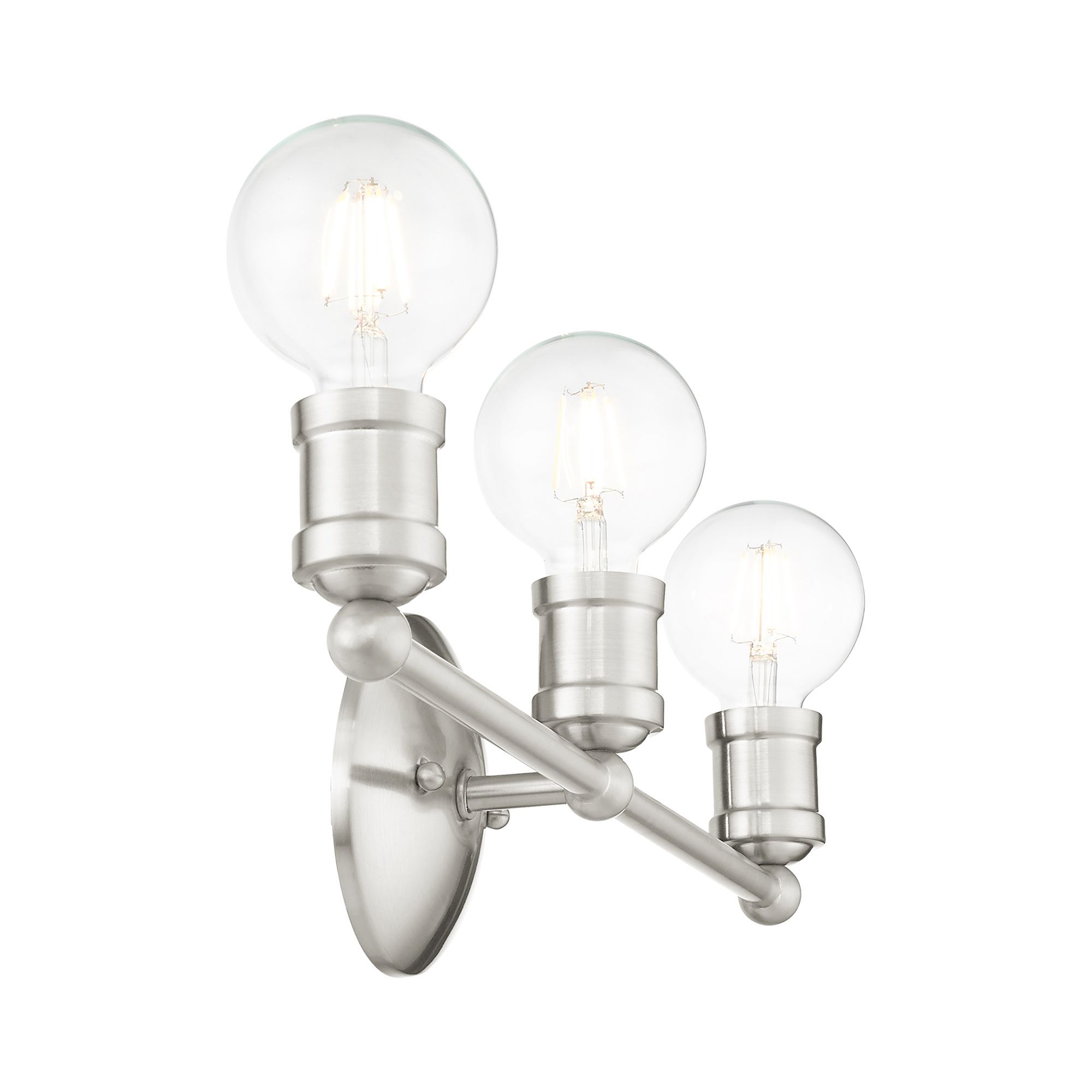 Lansdale 3 Light Brushed Nickel Bath Vanity