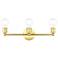 Lansdale 3 Light Polished Brass Bath Vanity