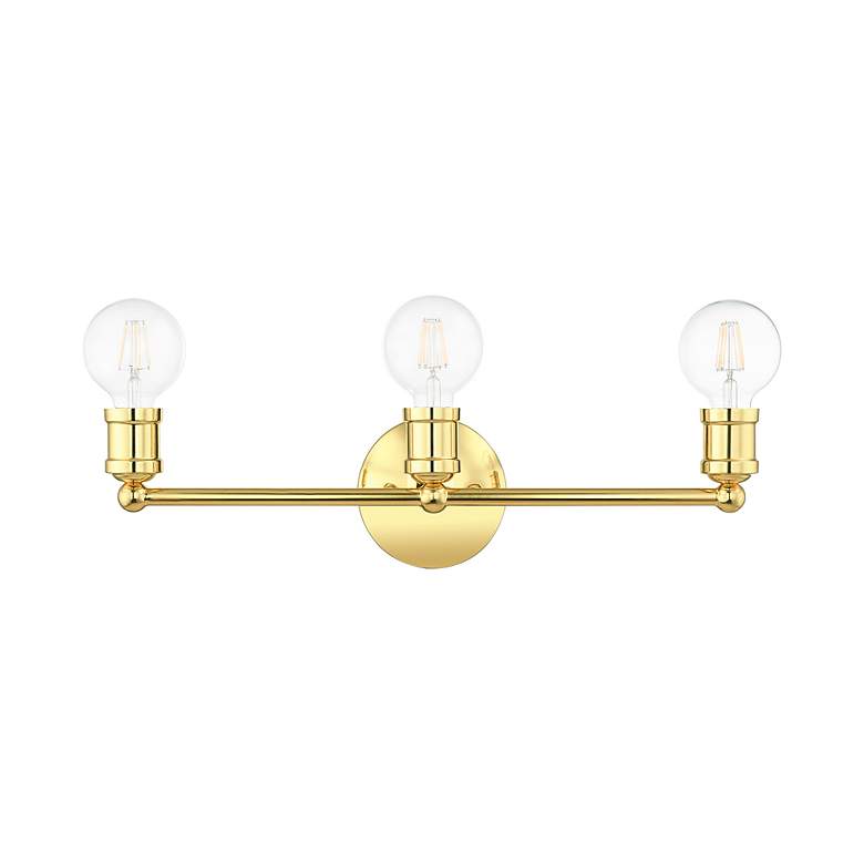 Image 5 Lansdale 3 Light Polished Brass Bath Vanity more views