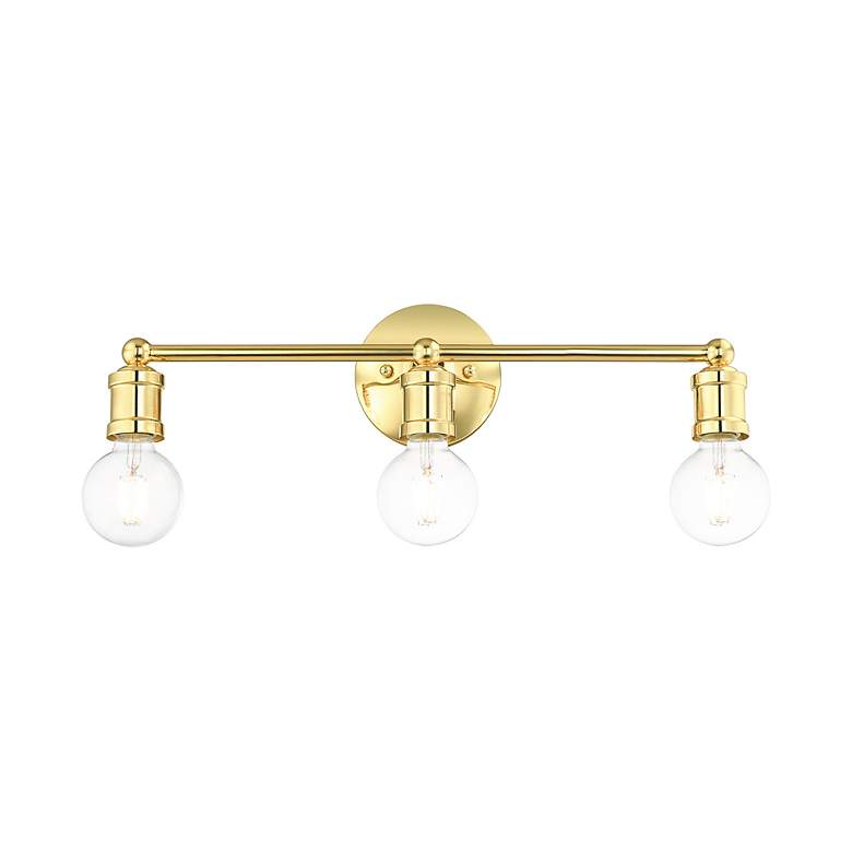 Image 7 Lansdale 3 Light Polished Brass Bath Vanity more views
