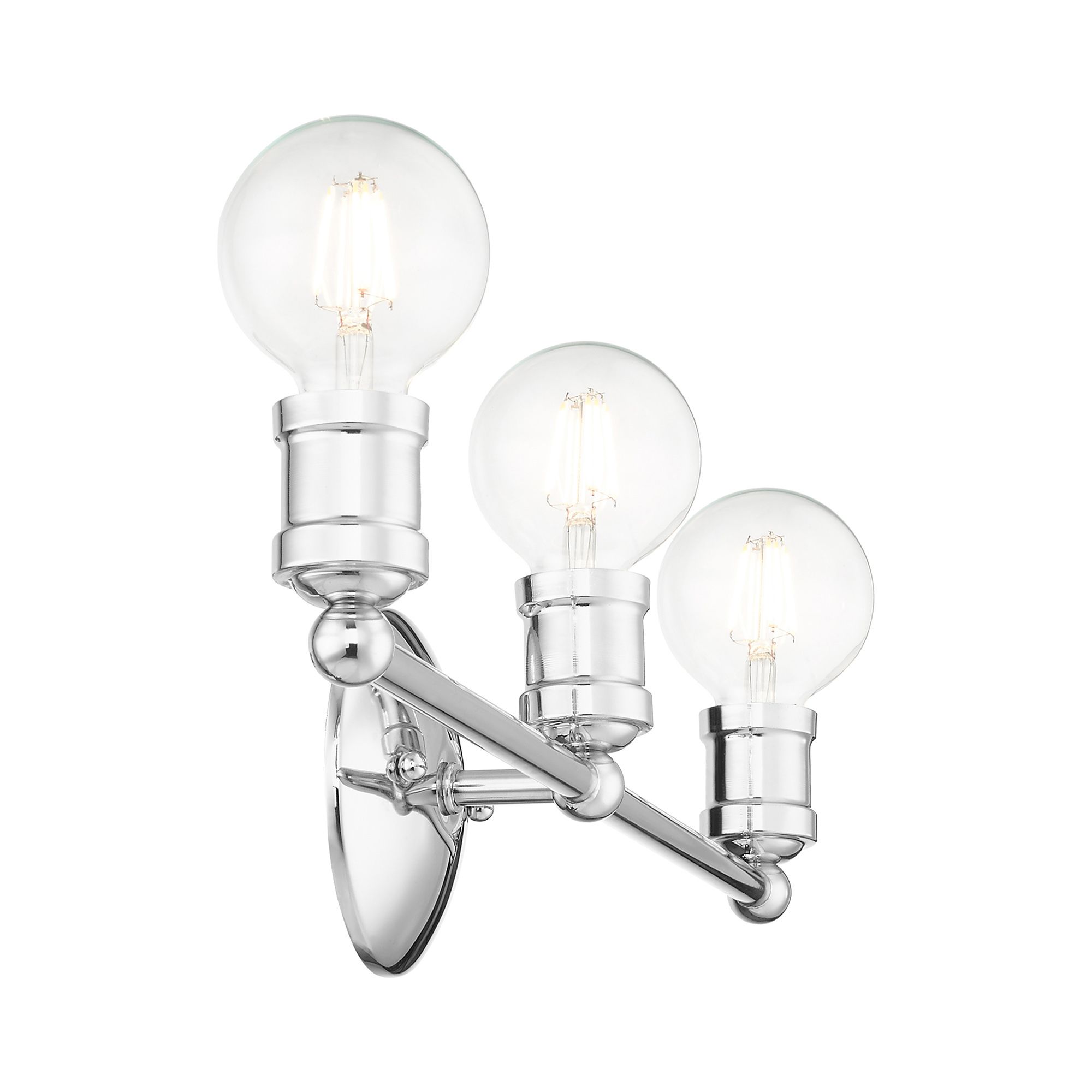 Lansdale 3 Light Polished Chrome Bath Vanity