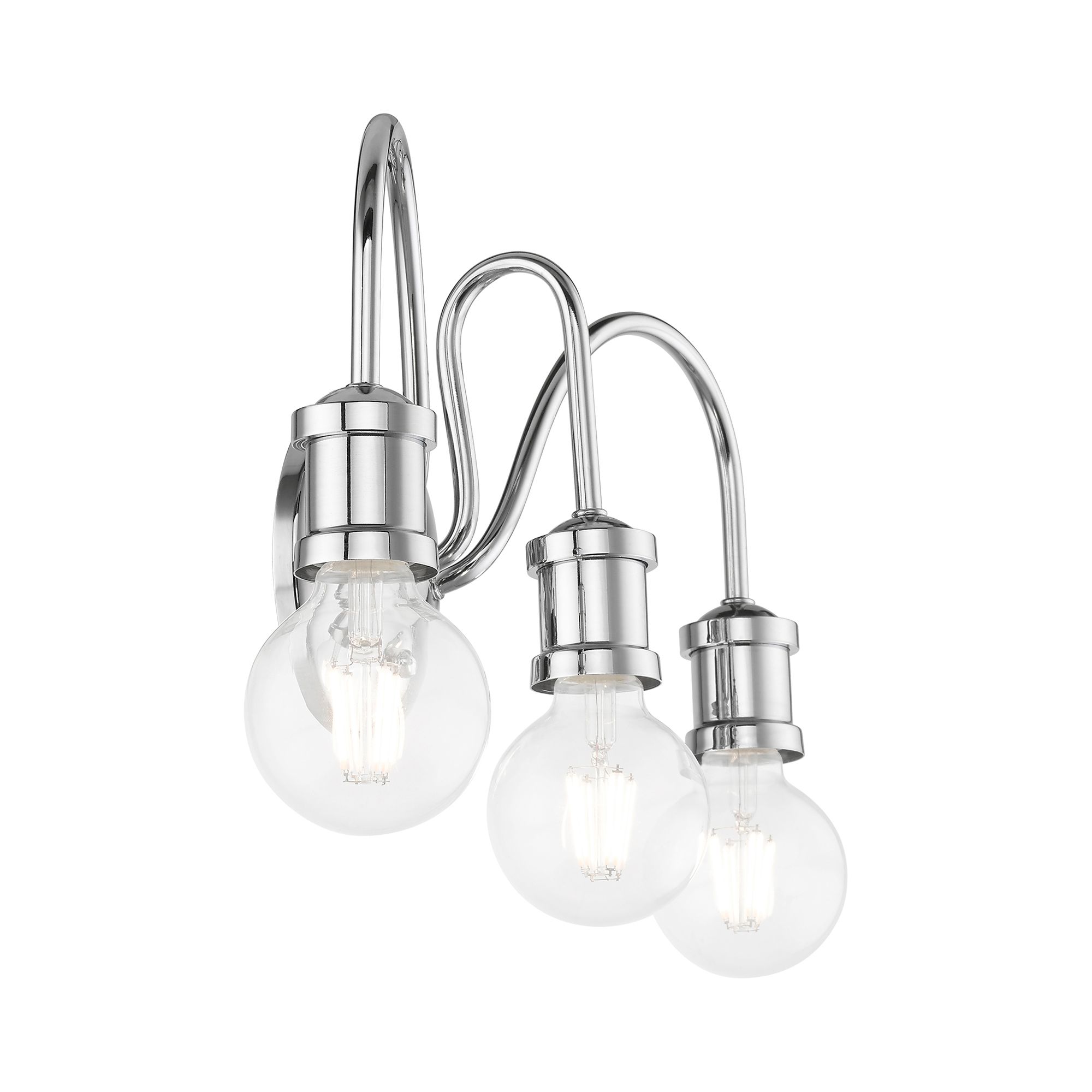 Lansdale 3 Light Polished Chrome Vanity Sconce