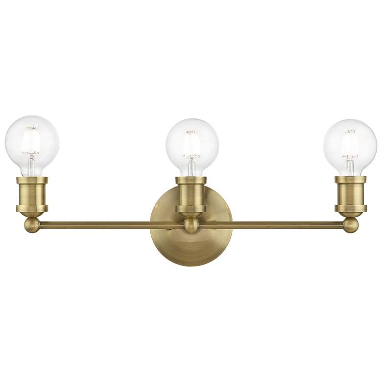 Image 1 Lansdale 3 Light Satin Brass ADA Vanity Sconce