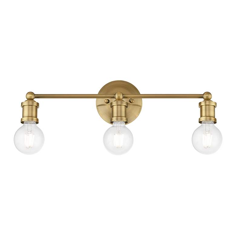 Image 4 Lansdale 3 Light Satin Brass ADA Vanity Sconce more views
