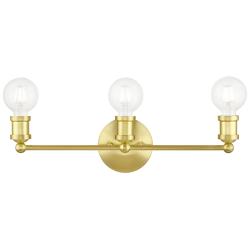 Lansdale 3 Light Satin Brass ADA Vanity Sconce