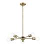 Lansdale 5 Light Antique Brass Chandelier