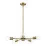 Lansdale 5 Light Antique Brass Chandelier