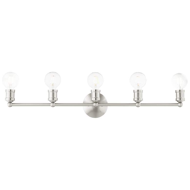 Image 1 Lansdale 5 Light Brushed Nickel Bath Vanity