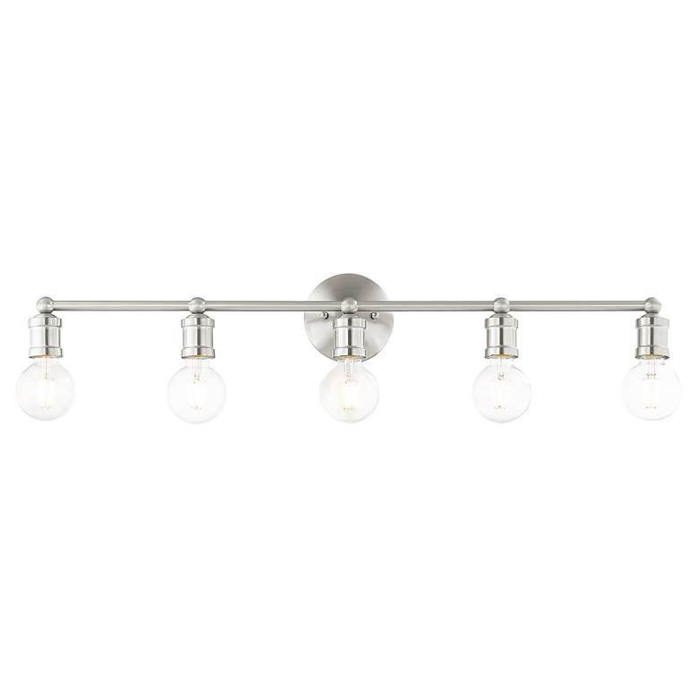 Image 7 Lansdale 5 Light Brushed Nickel Bath Vanity more views