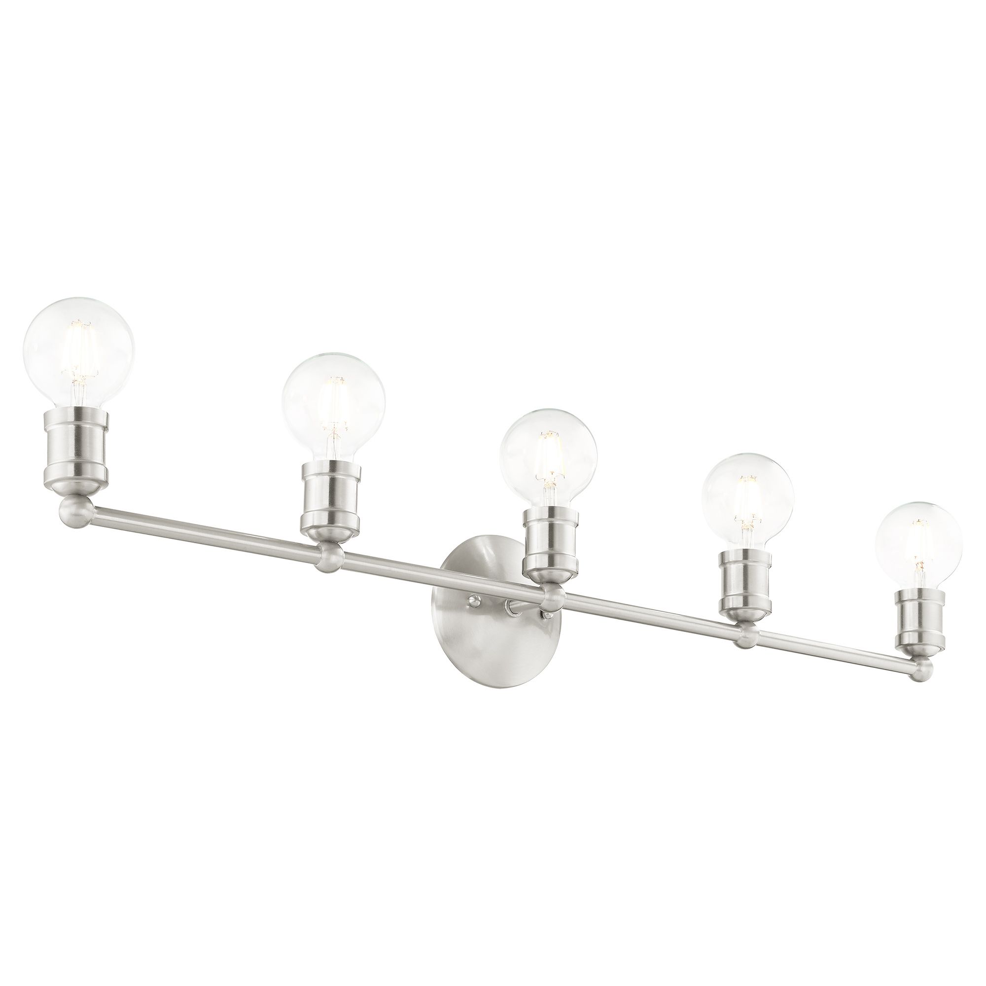 Lansdale 5 Light Brushed Nickel Bath Vanity