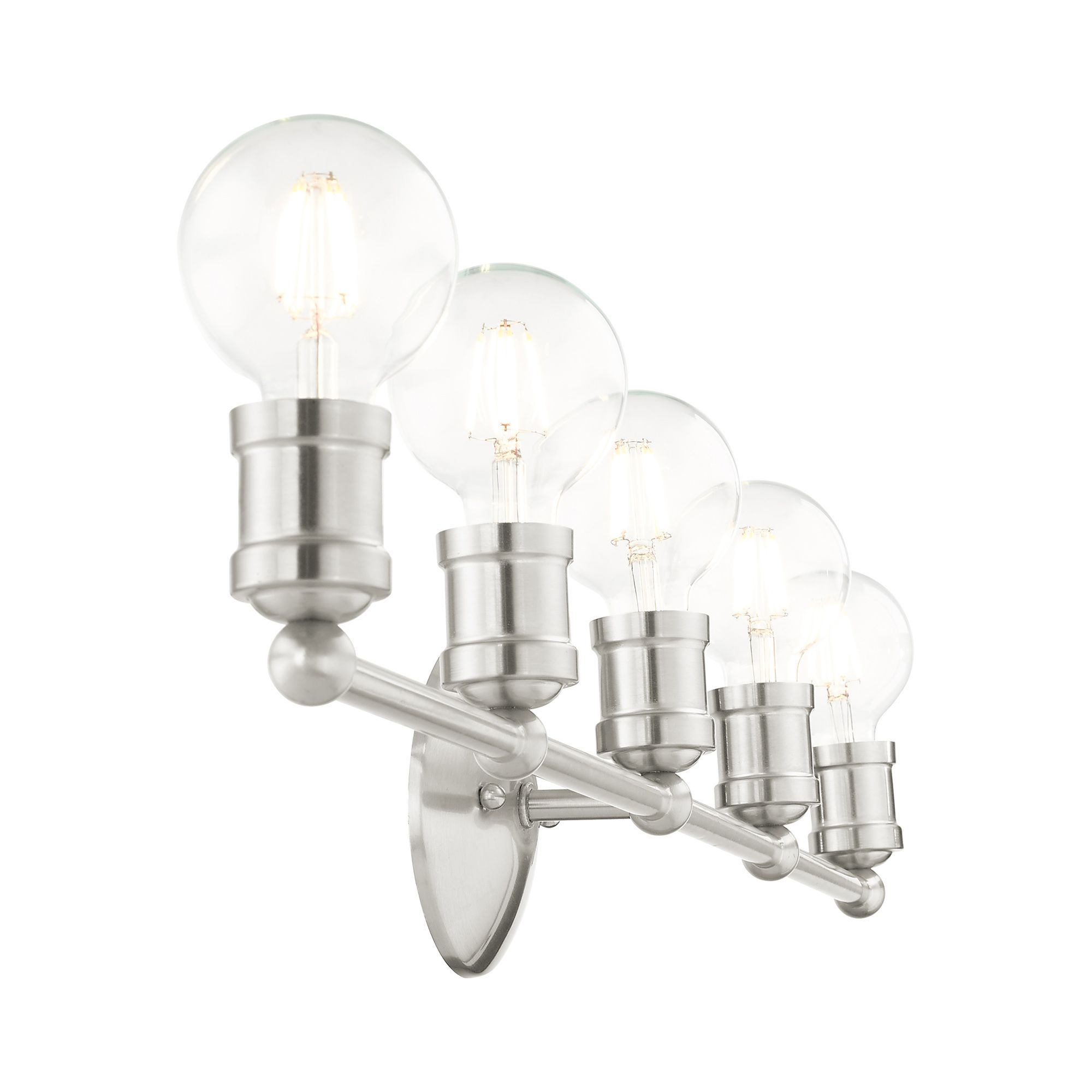 Lansdale 5 Light Brushed Nickel Bath Vanity