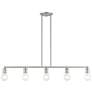 2_Lansdale 5 Light Brushed Nickel Large Linear Chandelier
