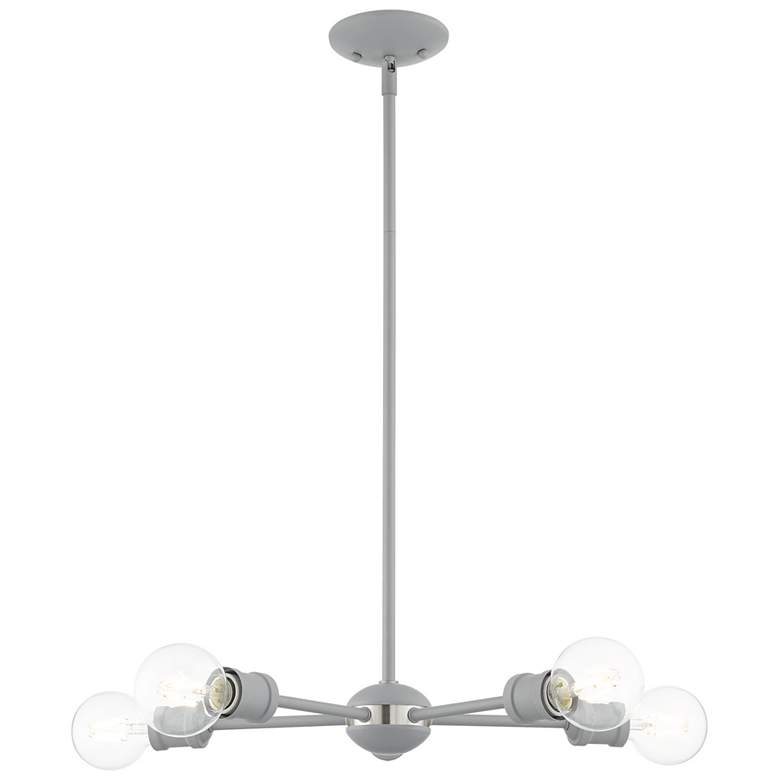 Image 1 Lansdale 5 Light Nordic Gray Chandelier