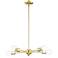 Lansdale 5 Light Polished Brass Chandelier