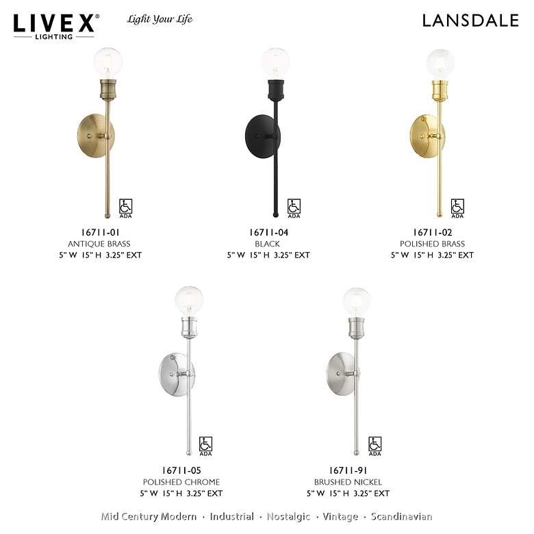 Image 4 Lansdale 5 Light Polished Brass Chandelier more views