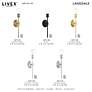 Thumbnail4 of Lansdale 5 Light Polished Brass Chandelier more views