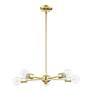 6_Lansdale 5 Light Polished Brass Chandelier more views